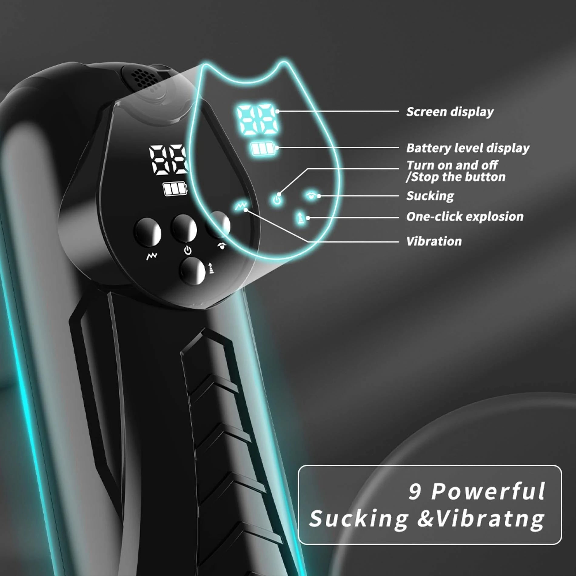 LUXURY Masturbator, PREMIUM RECHARGEABLE MULTIFUNCTION 04