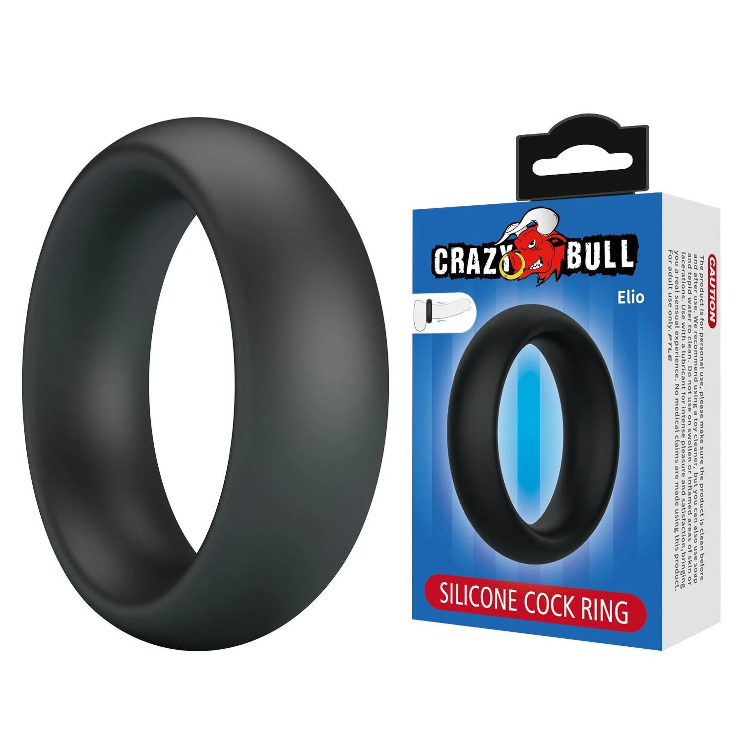 Crazy Bull Elio – Anneau pénien en silicone