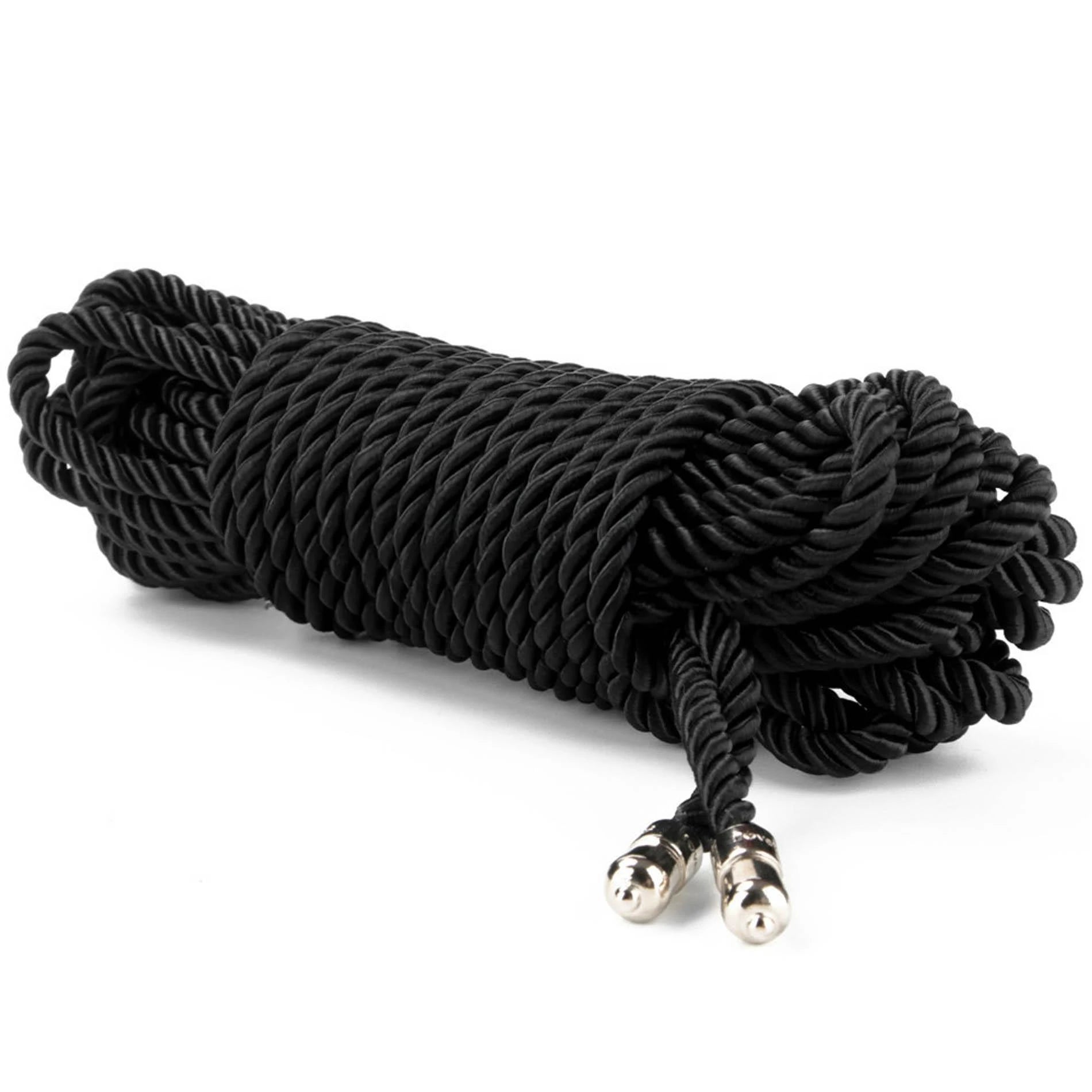 Rebellion Reign Ebony corde de bondage soyeuse