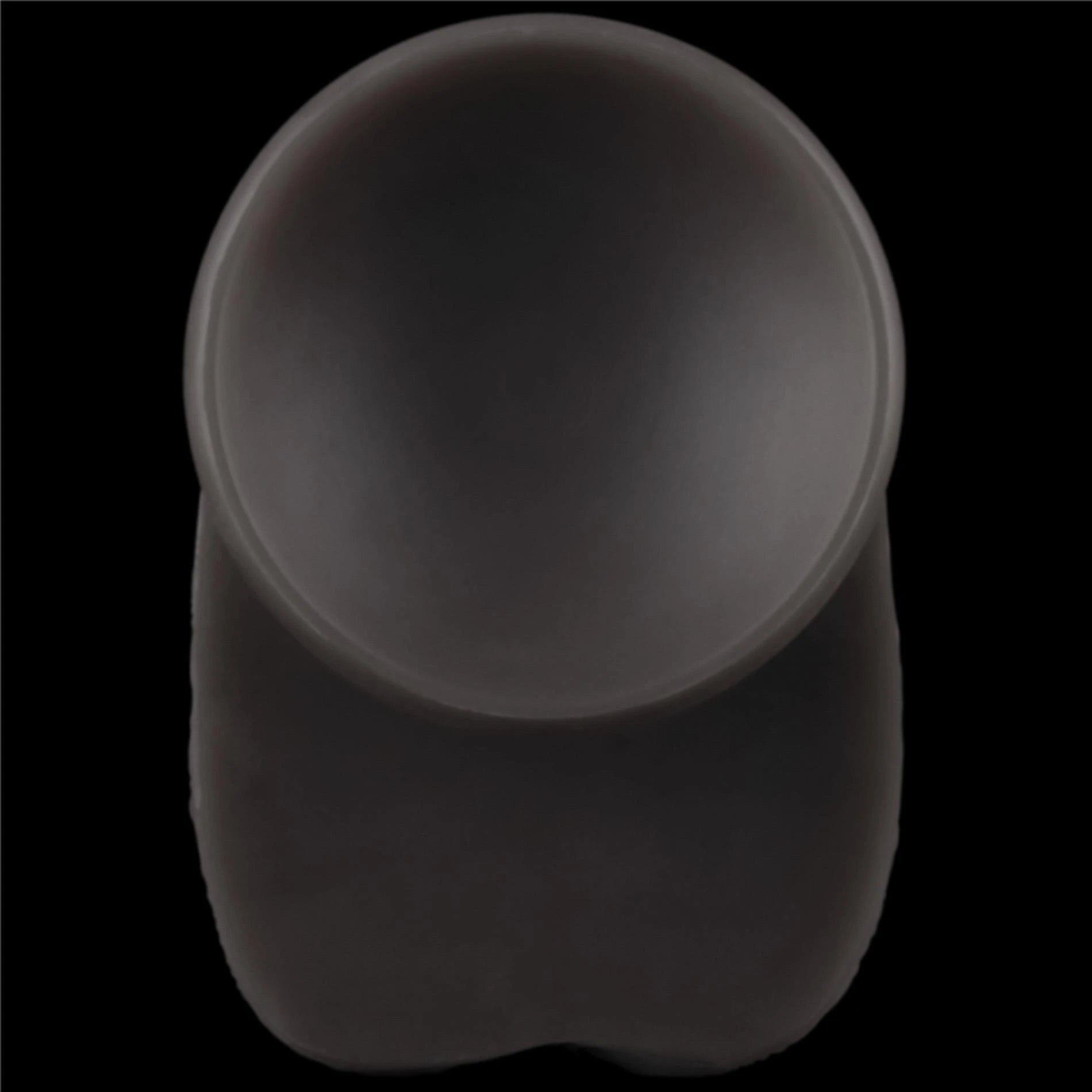 Pénis en silicone pliable double couche de 16'' XXL (noir)