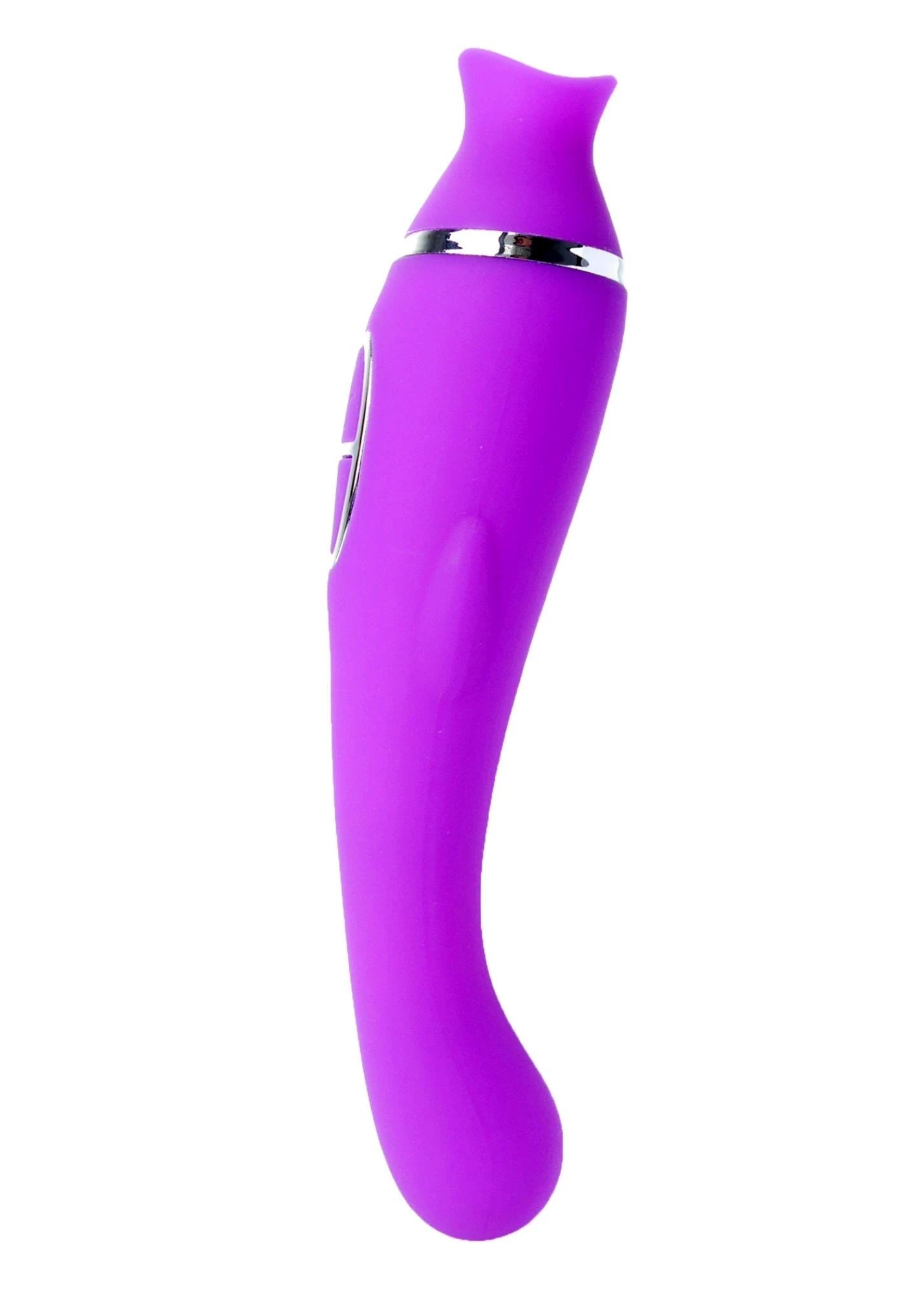 Vibrator-KELLY Purple- 12 vibration functions / 8 stimulation functions USB