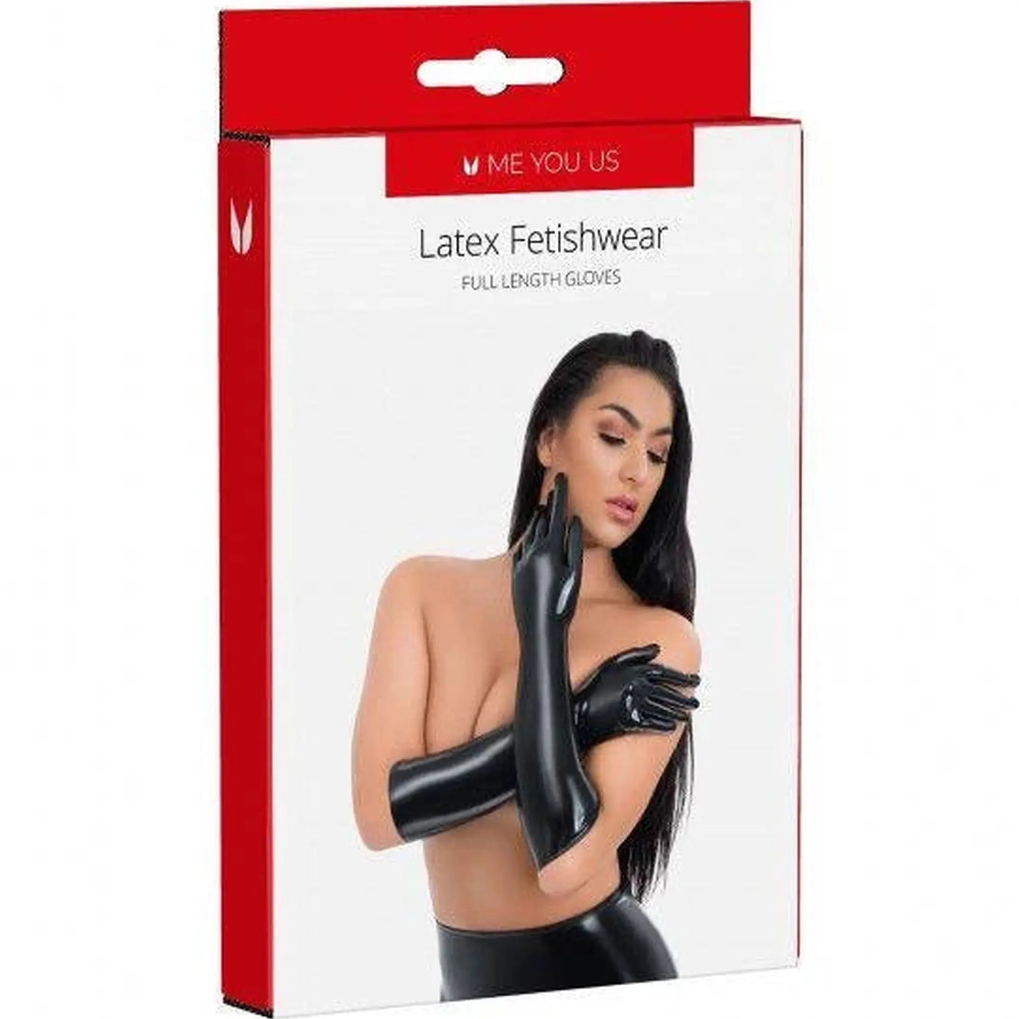 Me You Us Latex Full Length Glove Small