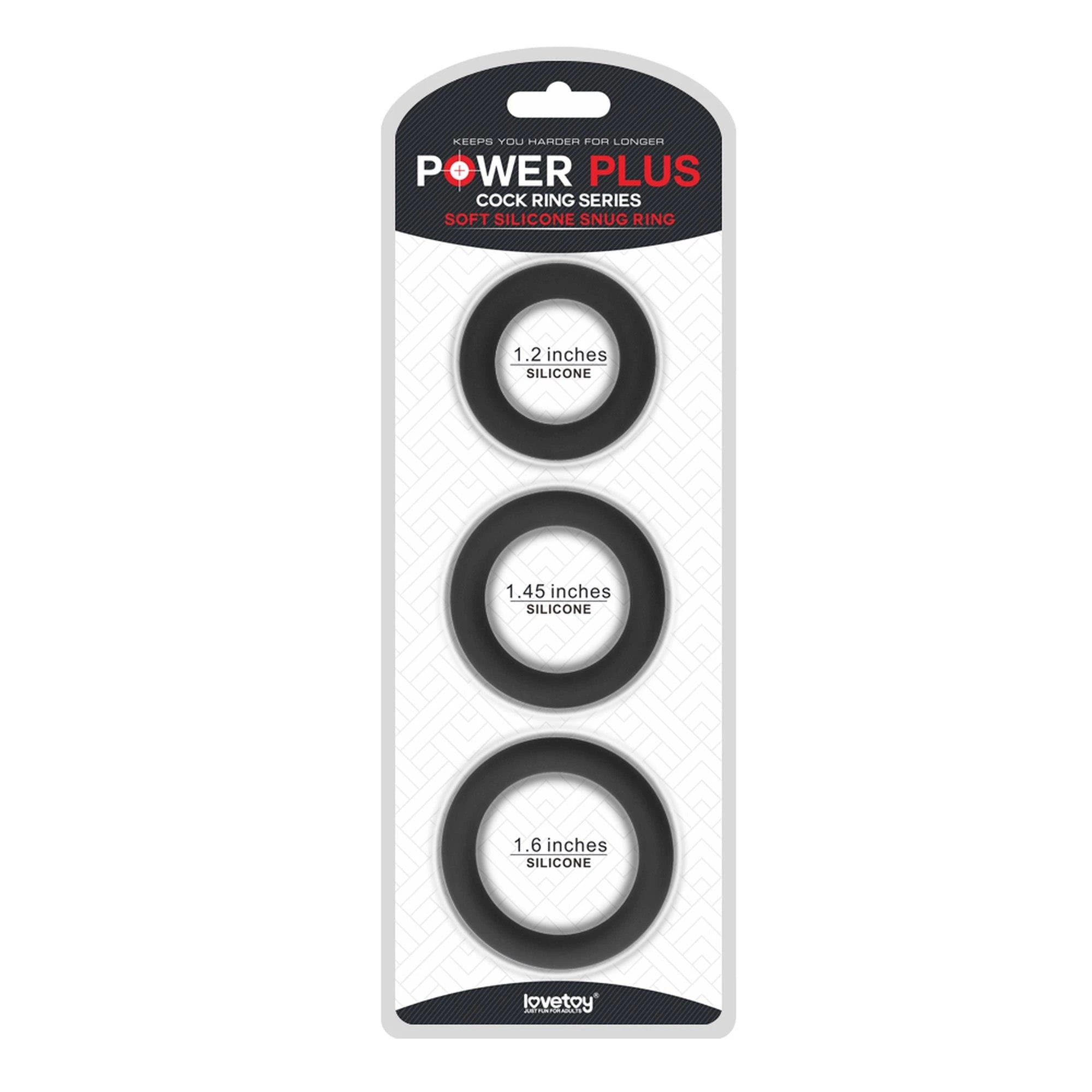 Power Plus Bague en silicone souple et ajustée