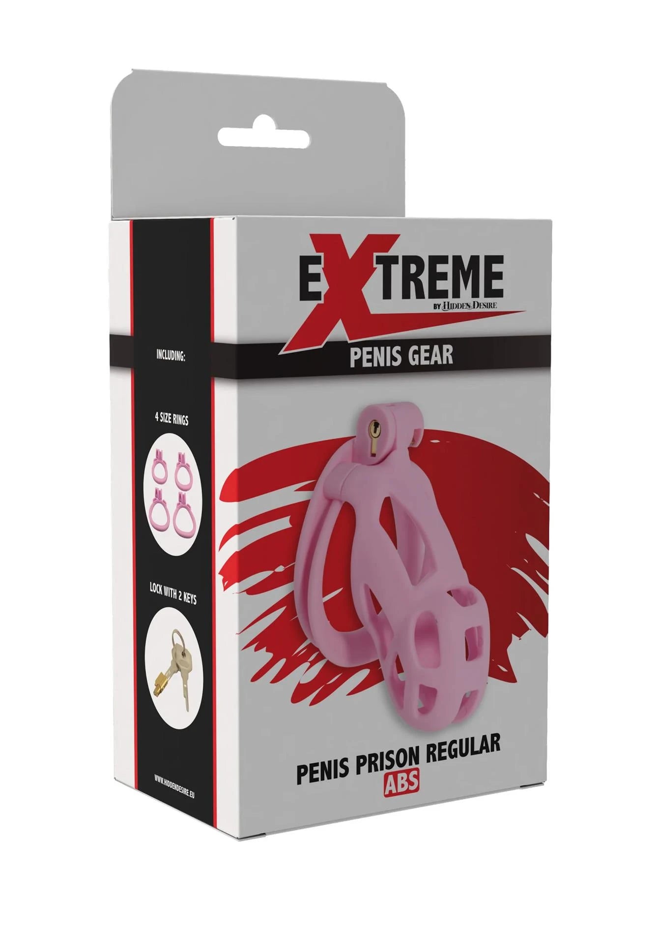 Penis Prison Cock Cage Régulier Rose