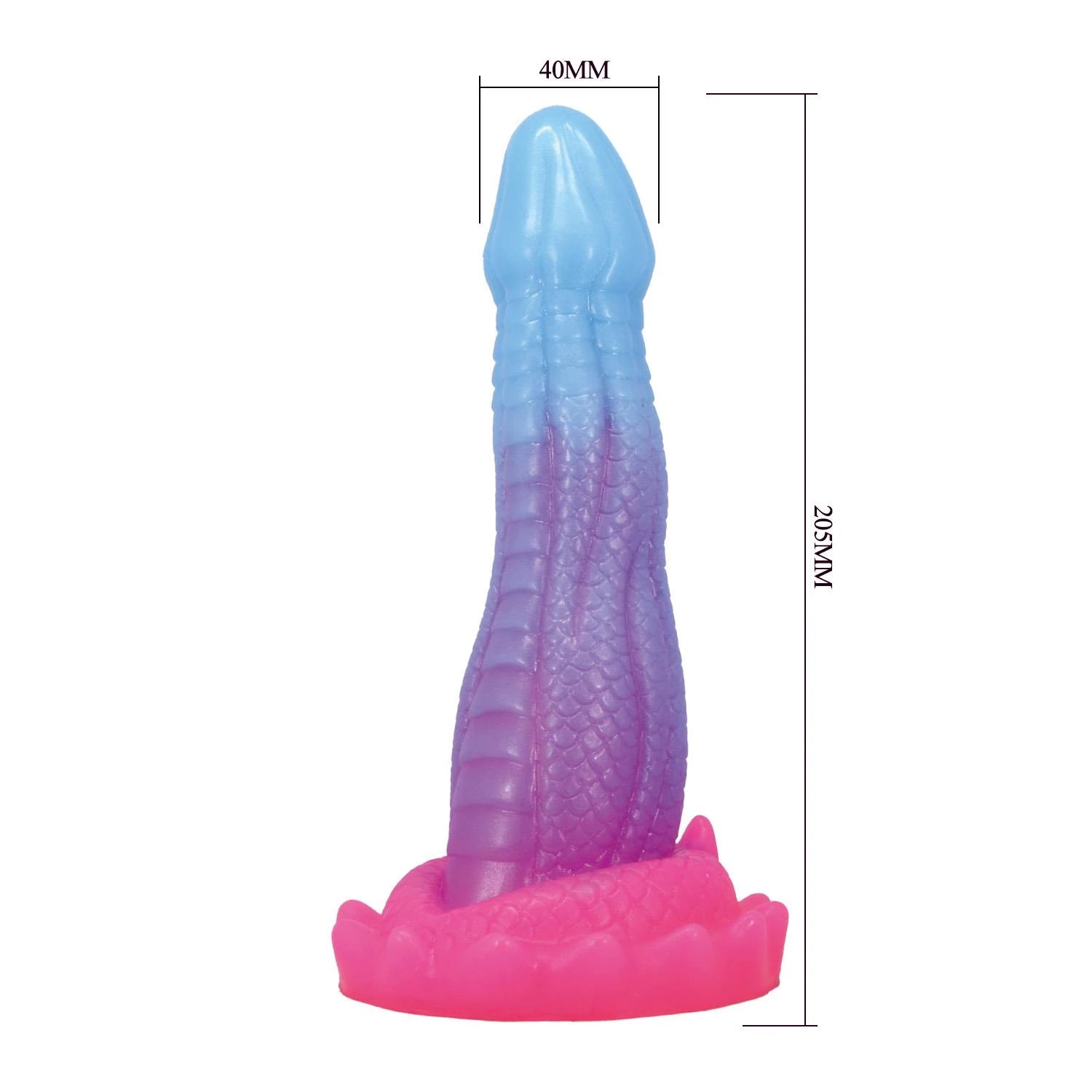 Power Monsters Void Python – 20,5 cm Pénis en silicone ondulé Monstre