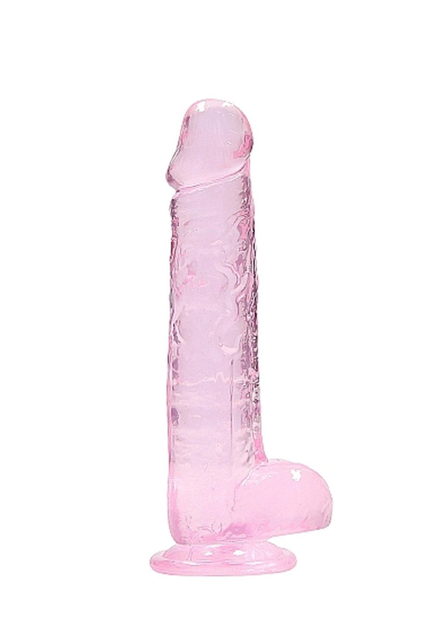 8″ / 20 cm Realistic Dildo With Balls - Pink