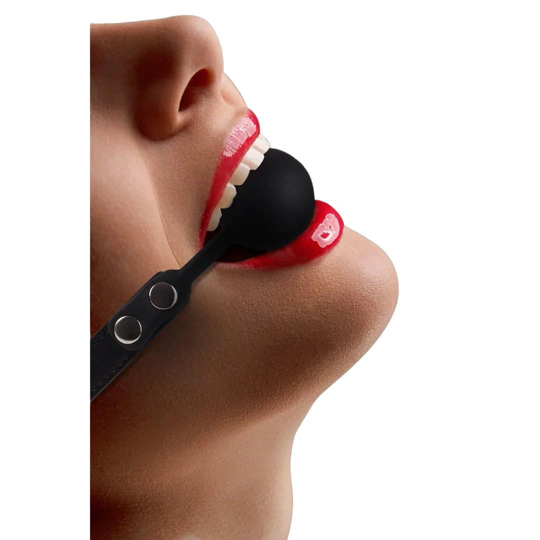 Bâillon-boule en silicone