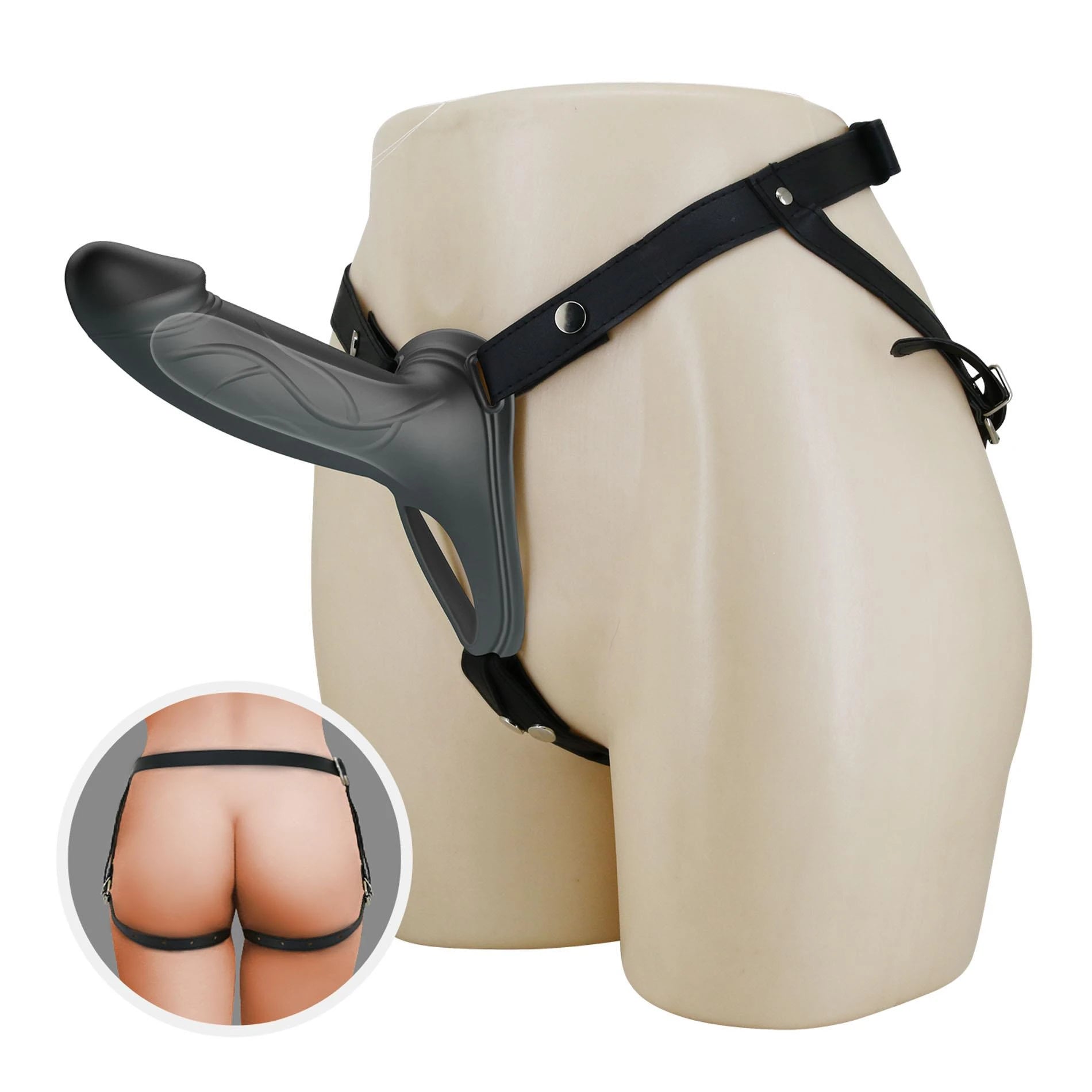 Pretty Love Landon Hollow Strap-On Harness Dildo