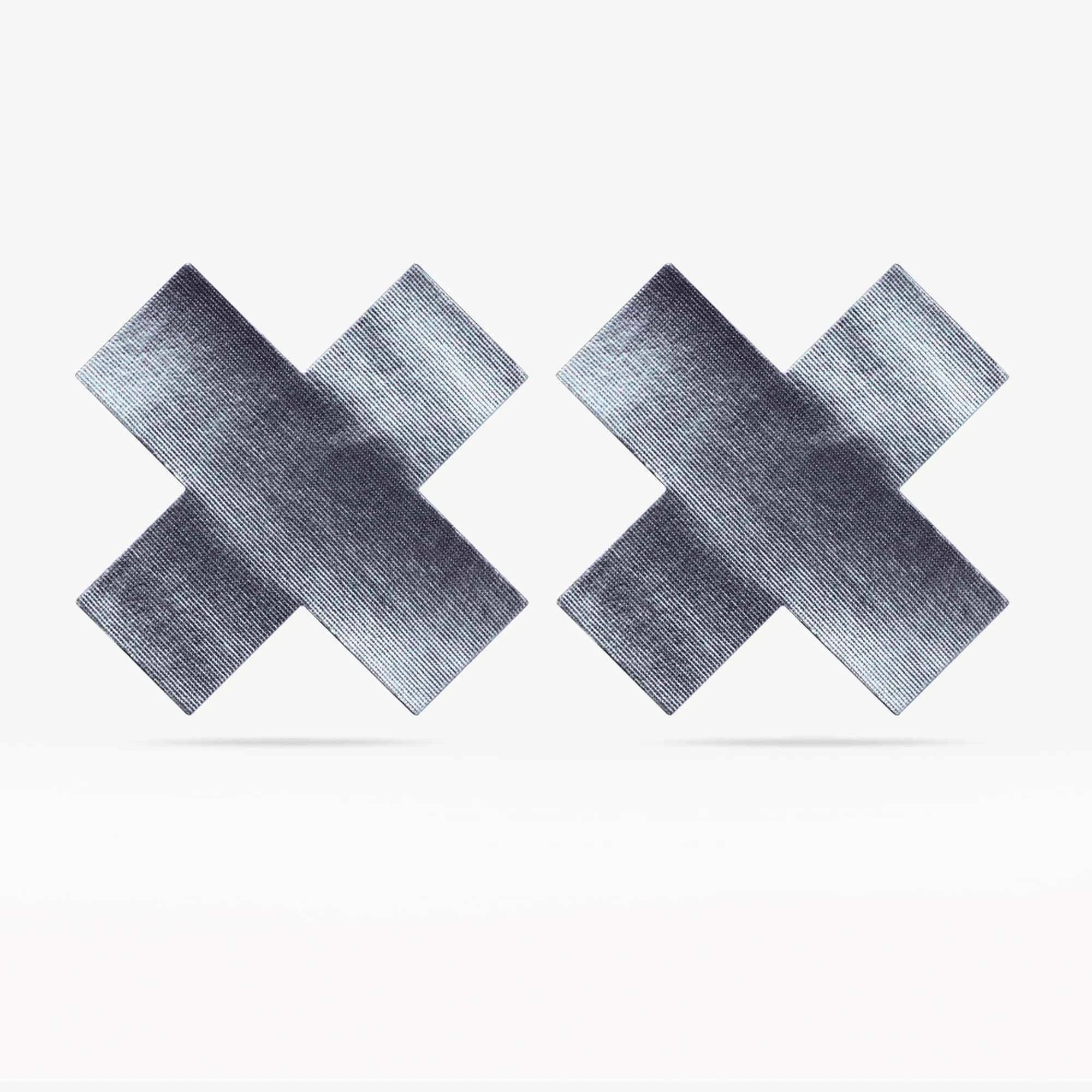 Cache-tétons à motif croisé (Lot de 2)