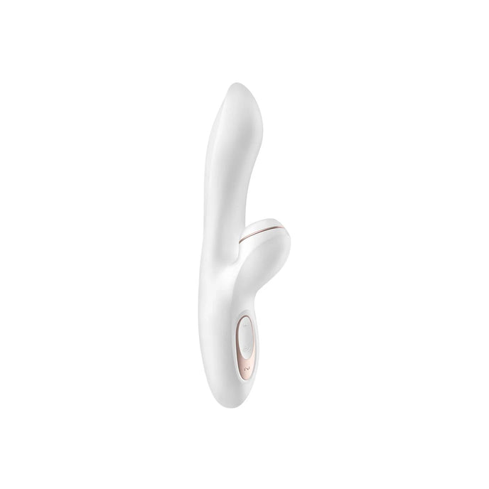 Pro Plus - G-Spot Air Pulse Stimulator and Vibration - White/Rose Gold