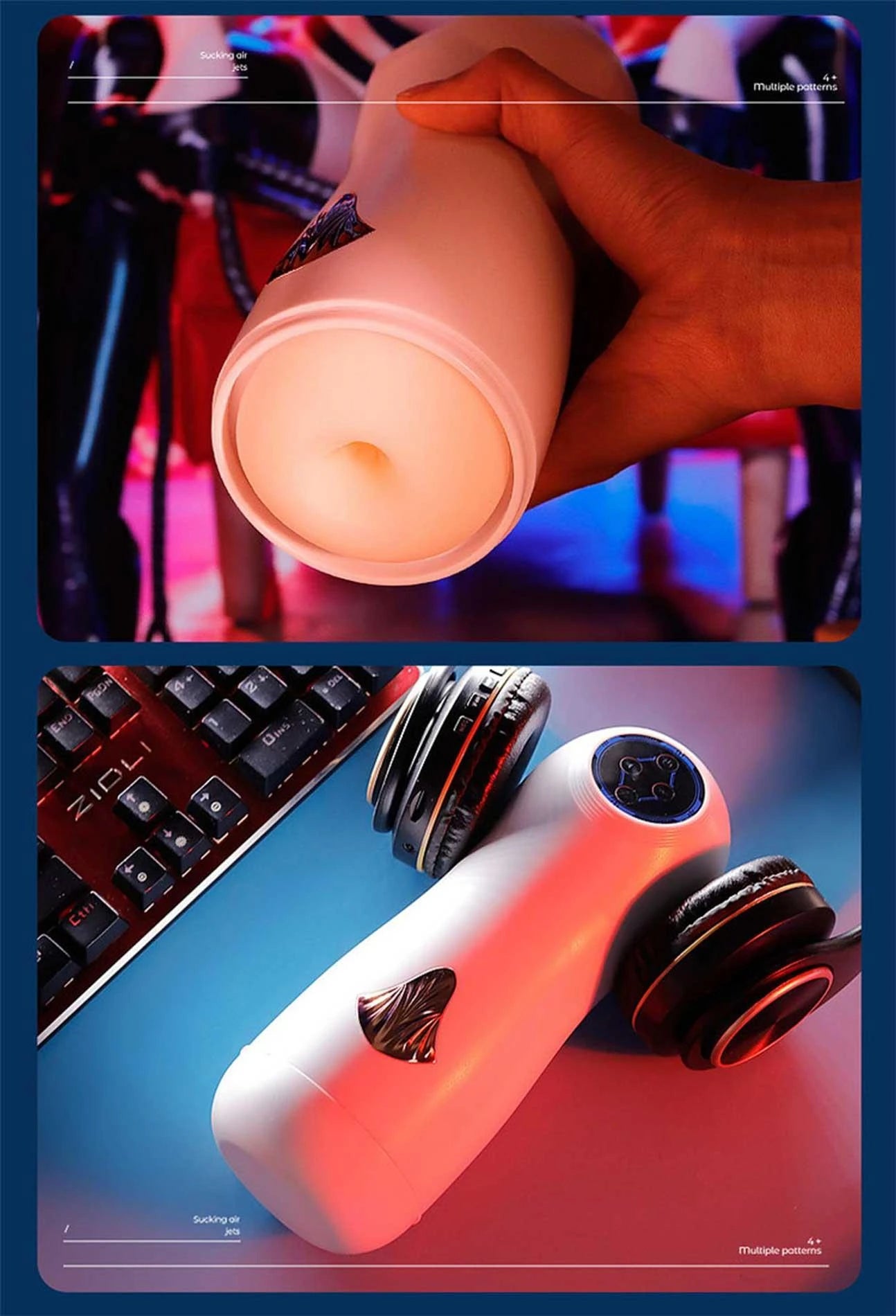 PleasureCup 8 Vibes + Power Suction + Interactive Voice