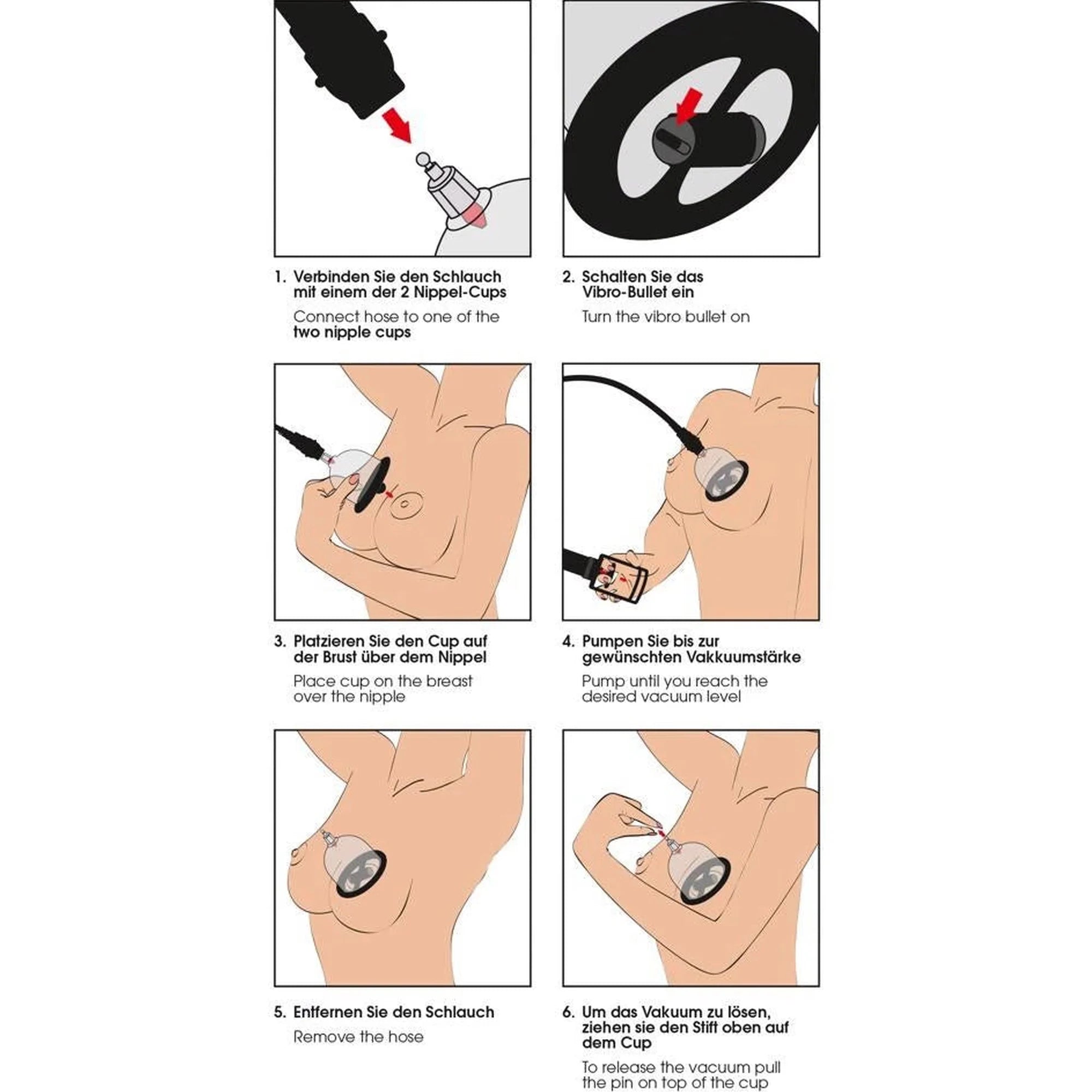 Bad Kitty Vibrating Nipple Cups