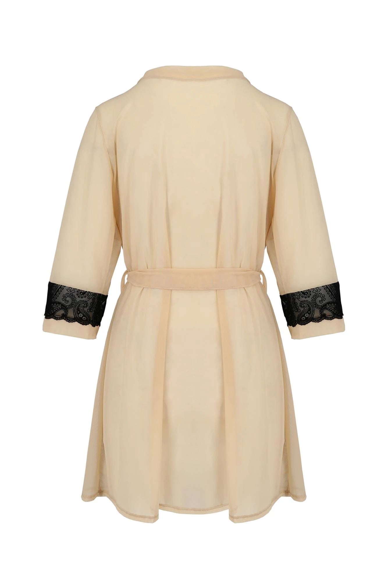 Lingerie-DAISY PEIGNOIR beige S/M