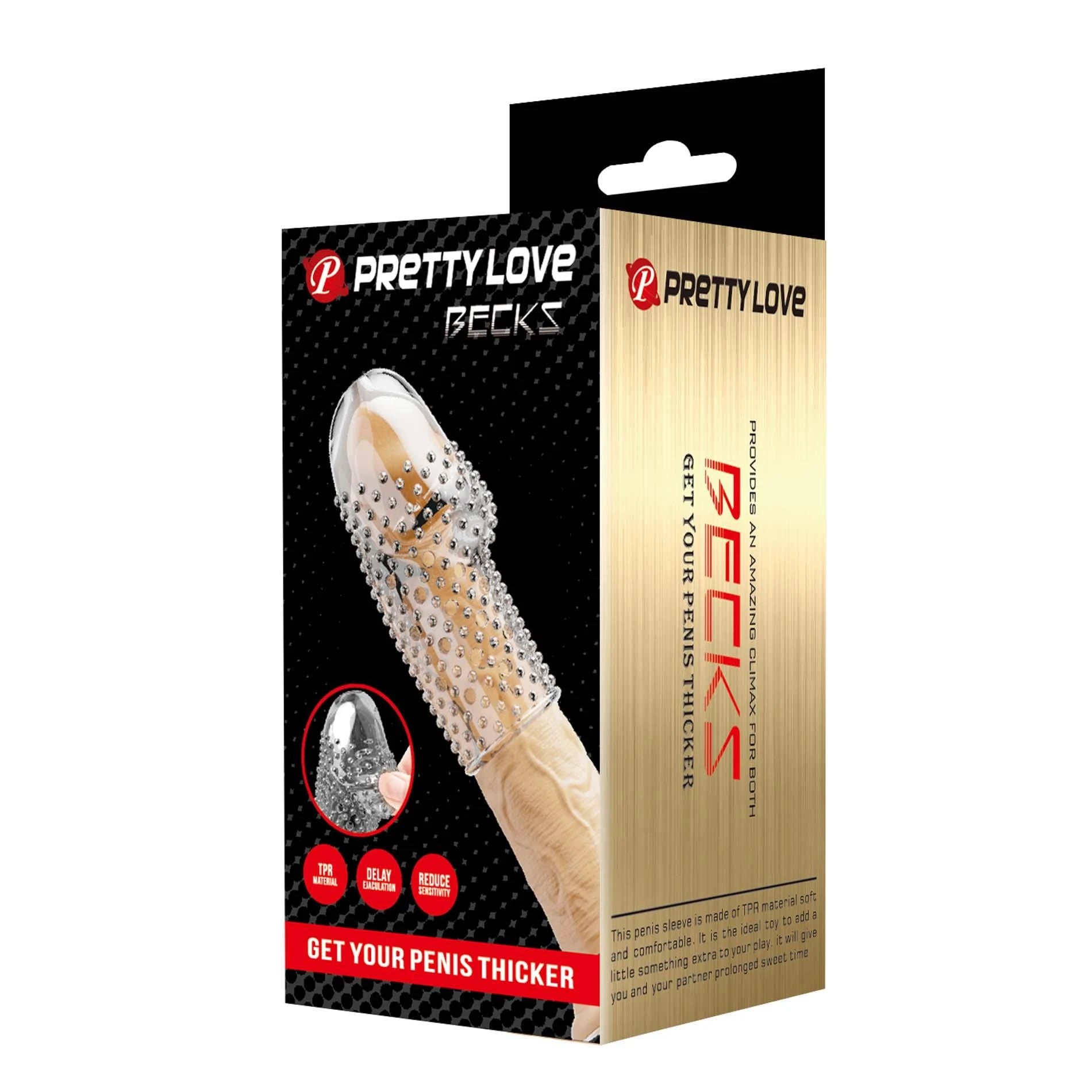 Pretty Love Embout Pénien – Becks (Transparent)