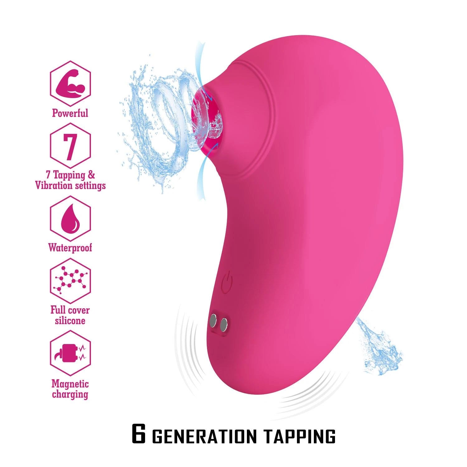 Pretty Love Arila Silicone Clitoral Suction Vibrator