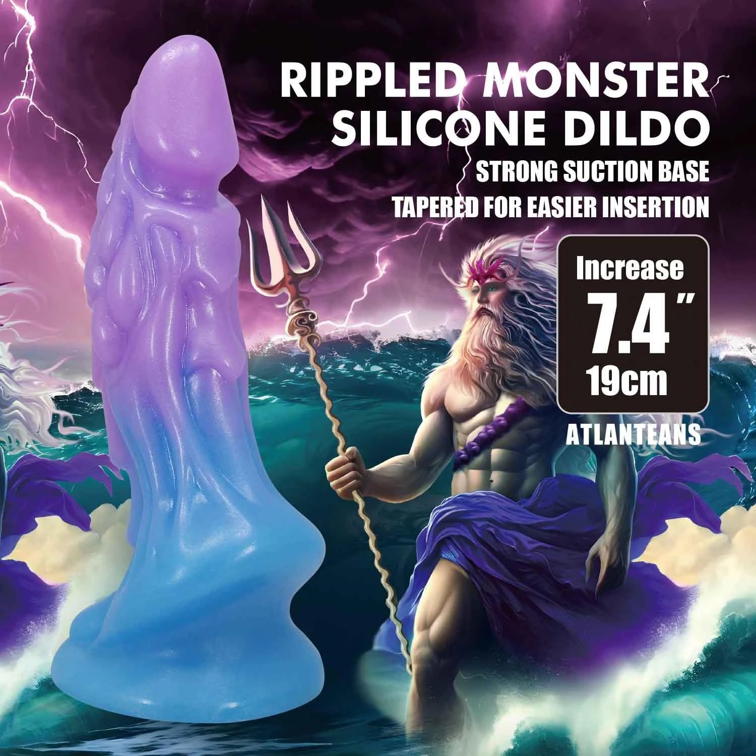 Power Monsters Atlanteans – 19 cm Silicone Monster Dildo