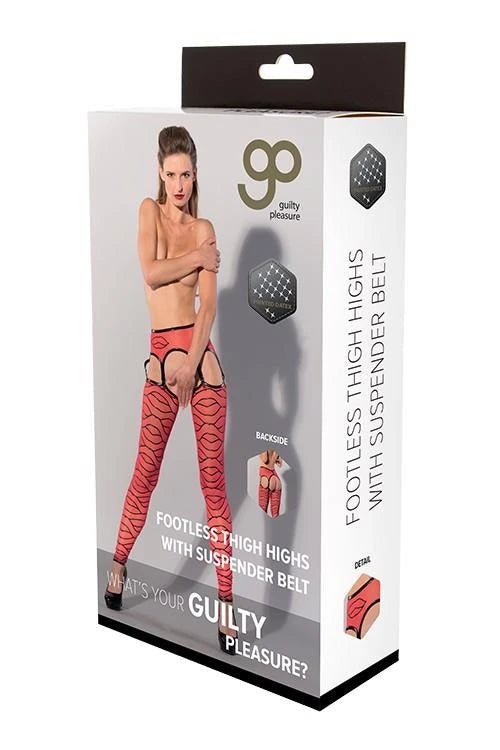 BAS AUTO-FIXANTS HAUTE CUISSE GP IMPRIMÉS, XL