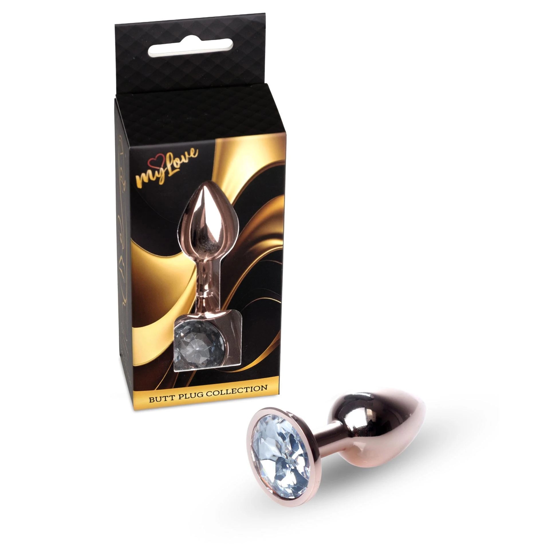 MyLove Toys - Bijoux PLUG or rouge - Transparent