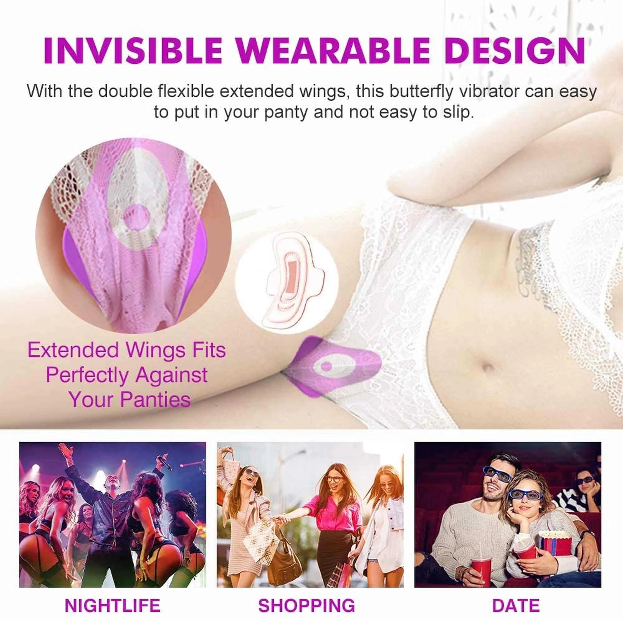 Vibromasseur portable Impulse rose