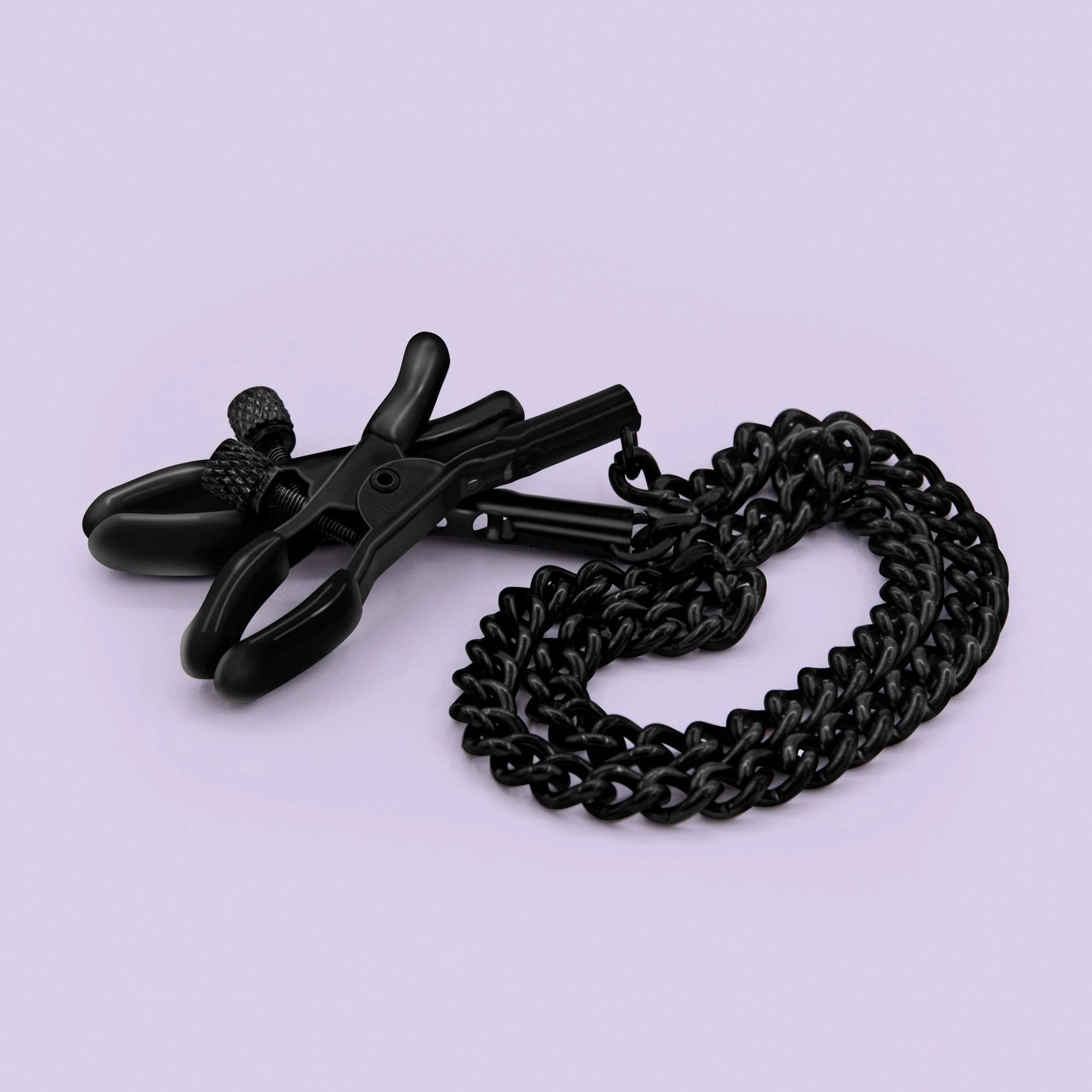 Nipple Chain Clamps - Black