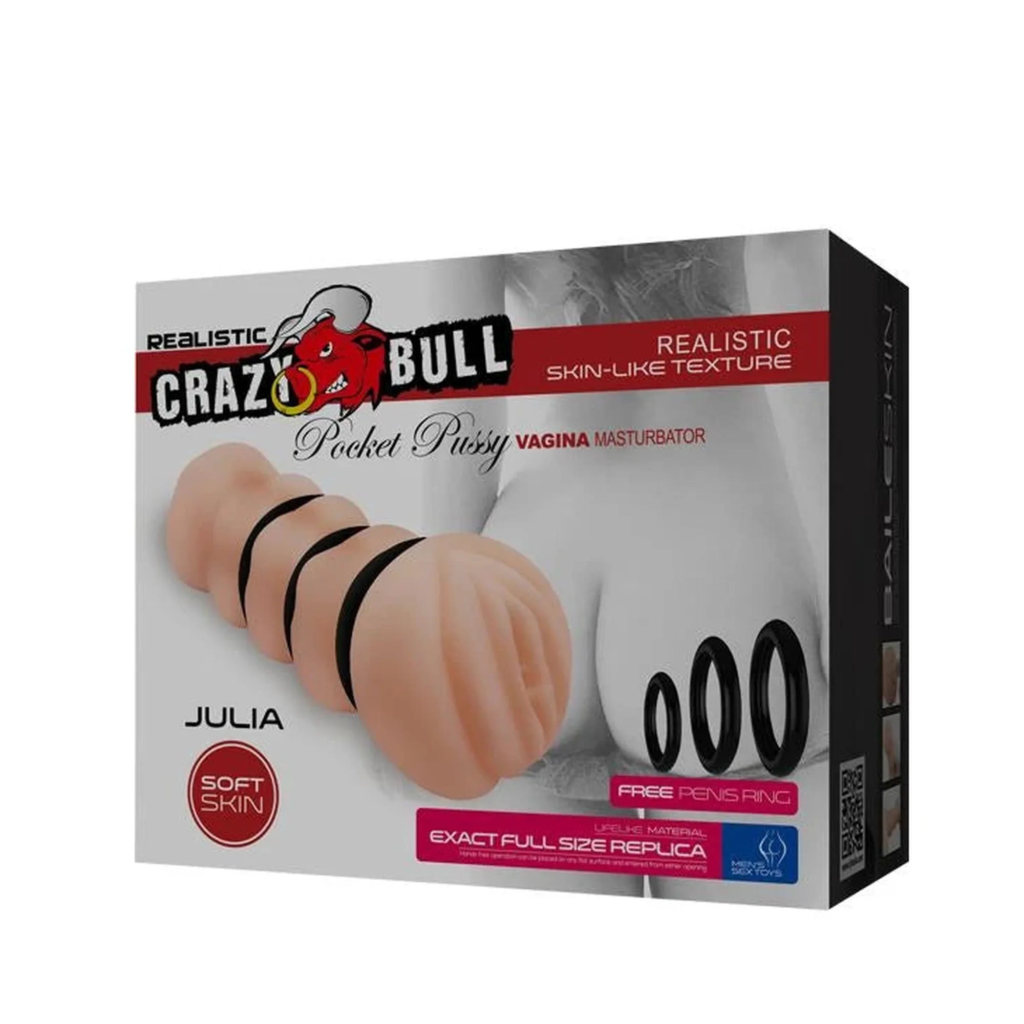 CRAZY BULL - JULIA, Chatte de Poche VAGIN