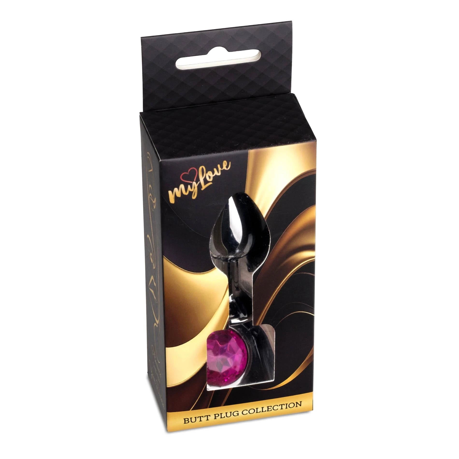MyLove Toys - Jewellery Dark Silver PLUG- Pink