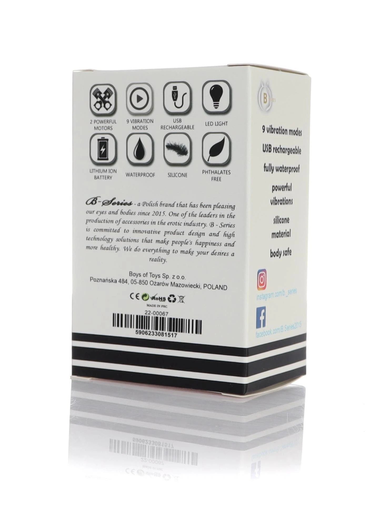 Stimulateur - Masseur de doigts - USB 9 Fonctions