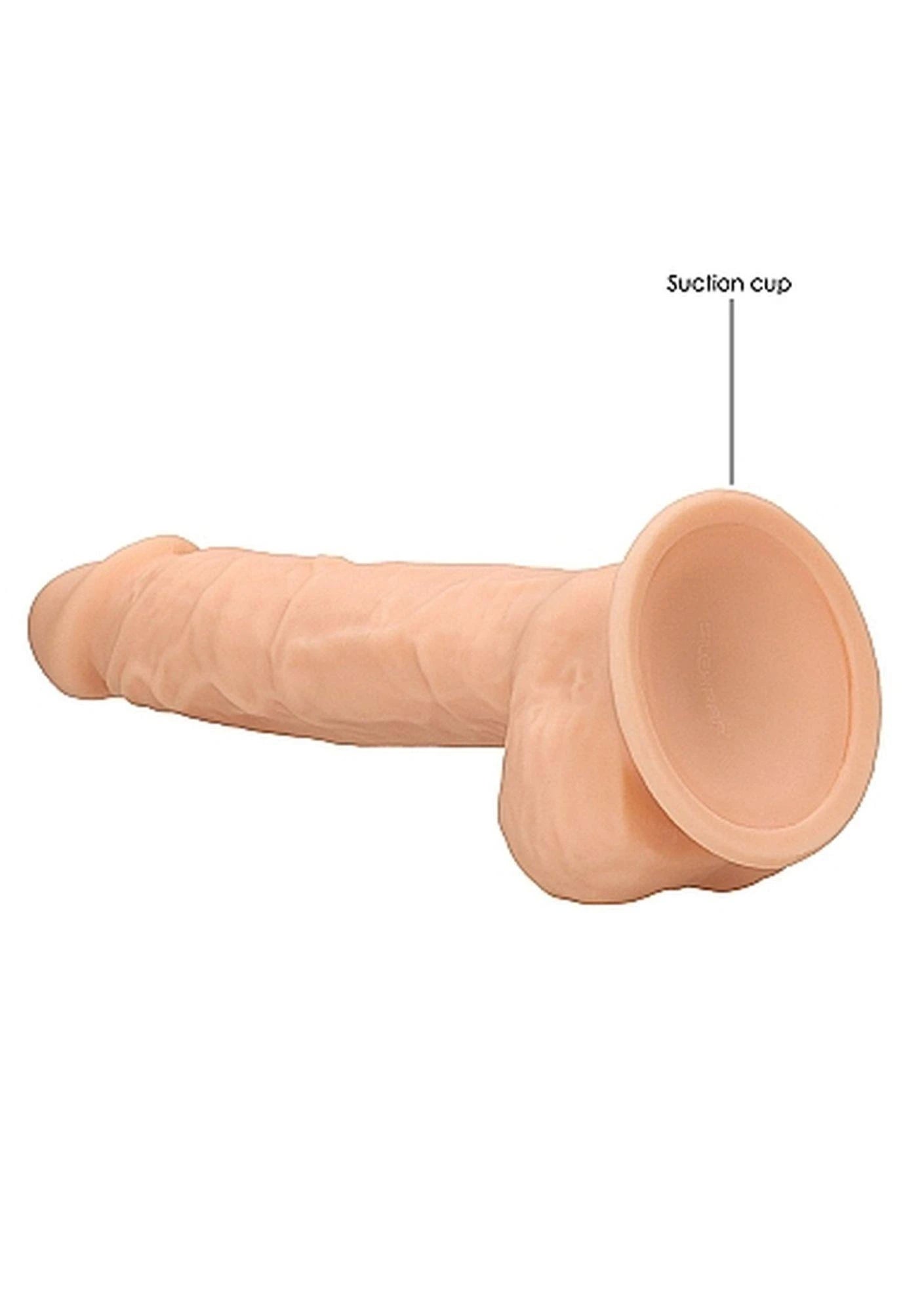 Silicone Dildo with Balls - 9 / 23 cm