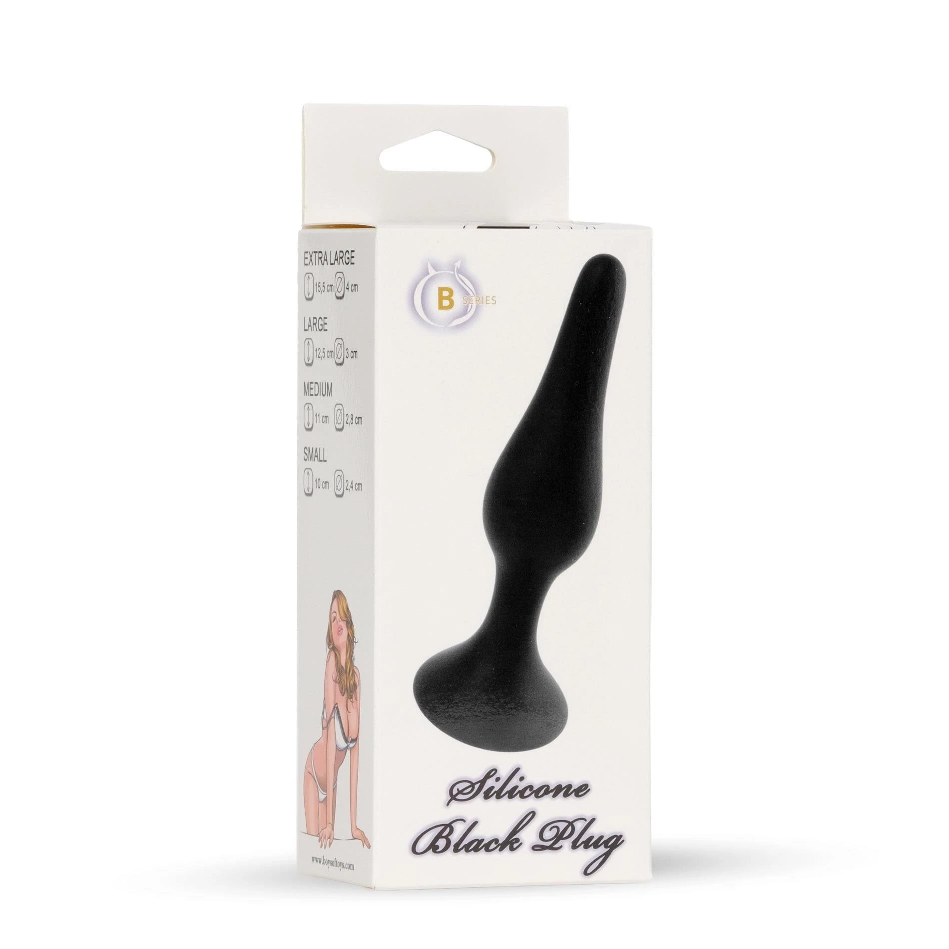 Plug-Silicone Plug Black - Small