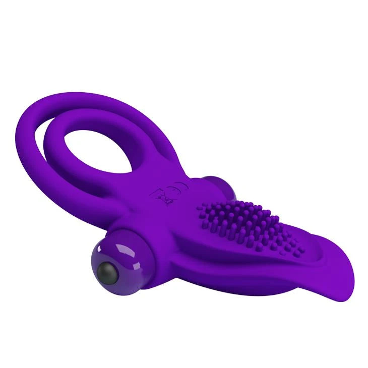 PRETTY LOVE - ANNEAU PÉNIS VIBRANT Violet- 10 fonctions de vibration