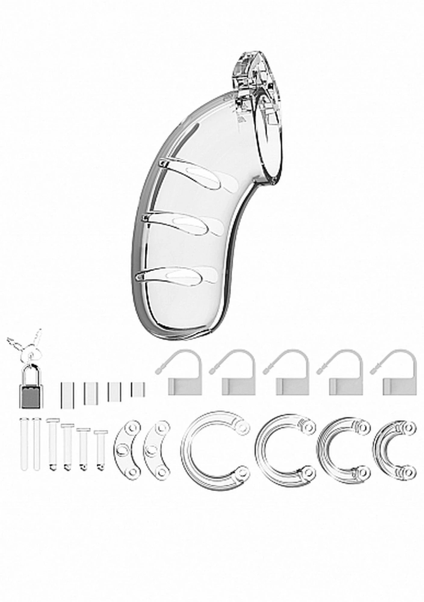 Model 03 Chastity Cock Cage - 4.5 / 11,5 cm