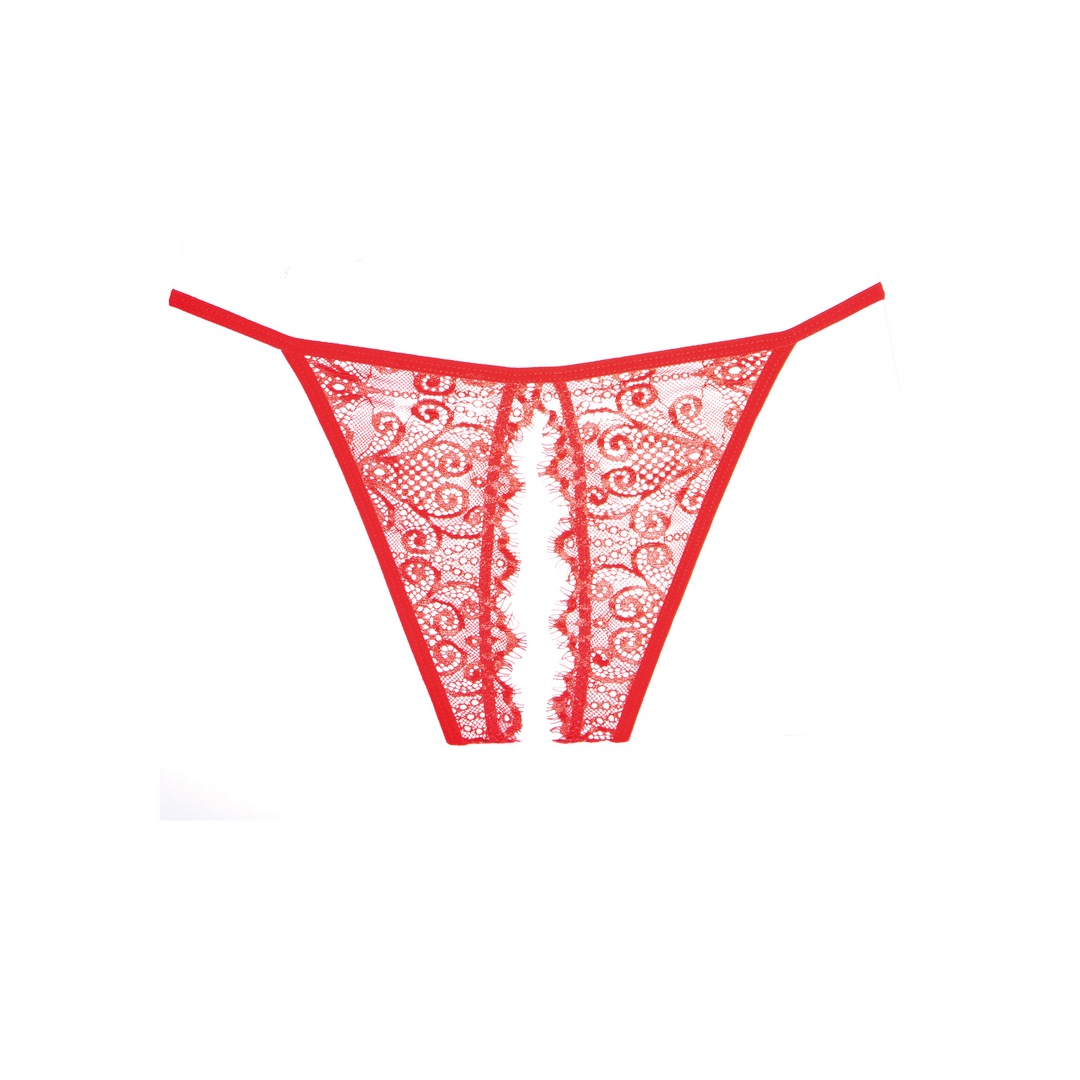 Enchanted Belle - Crotchless Panty - One Size