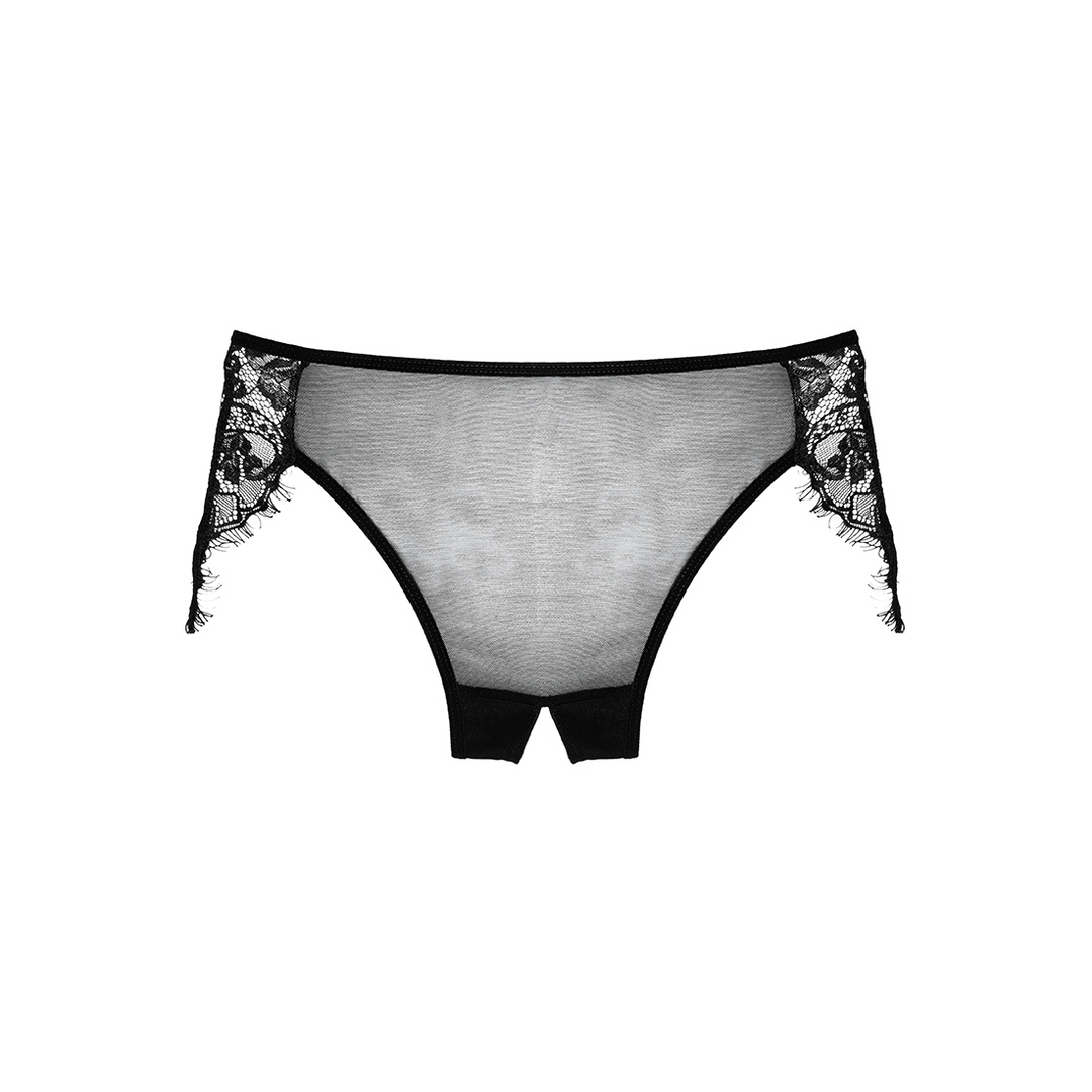 Lavish - Culotte en dentelle entrejambe ouvert - Taille unique