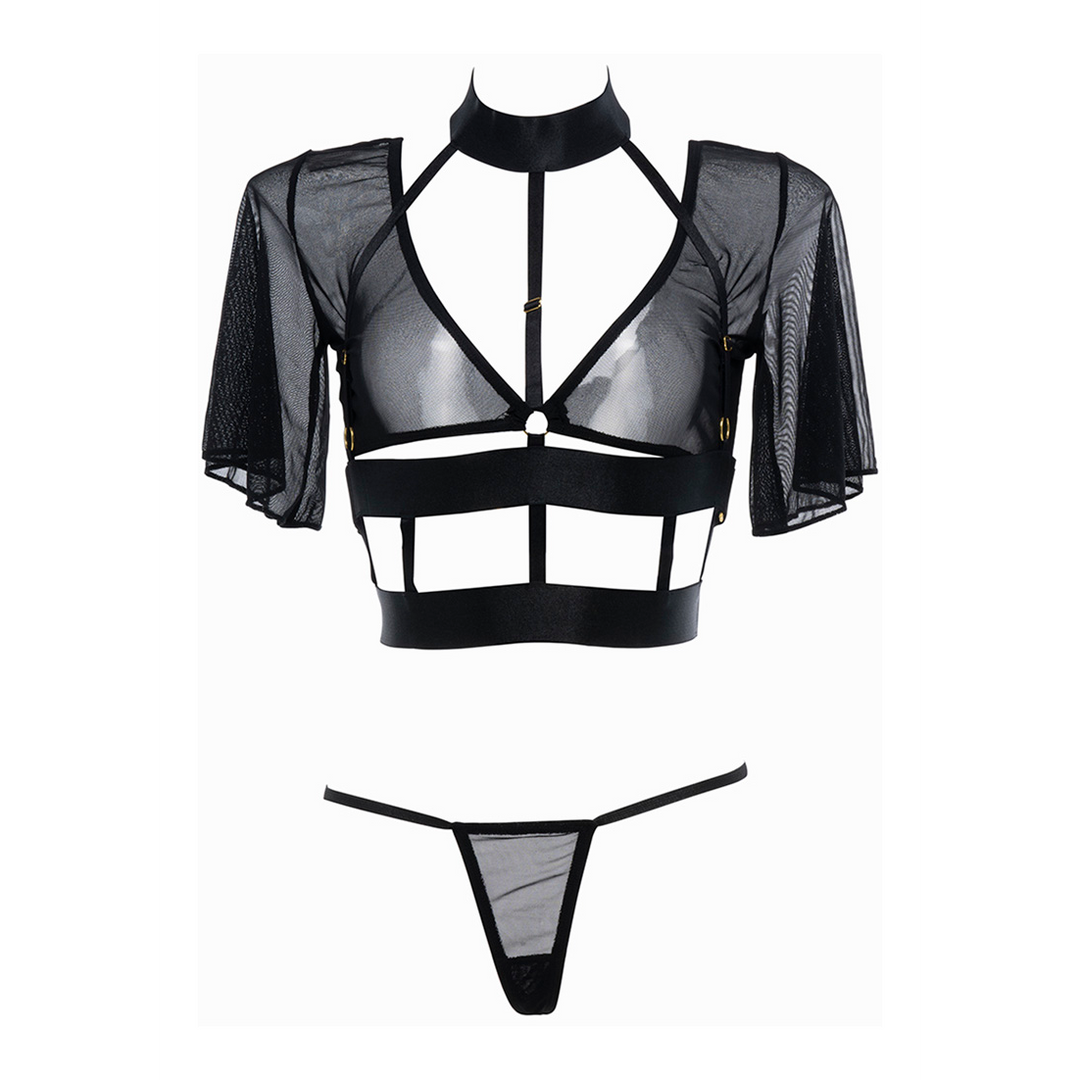 Dreamer - Corset et string - TU - Noir