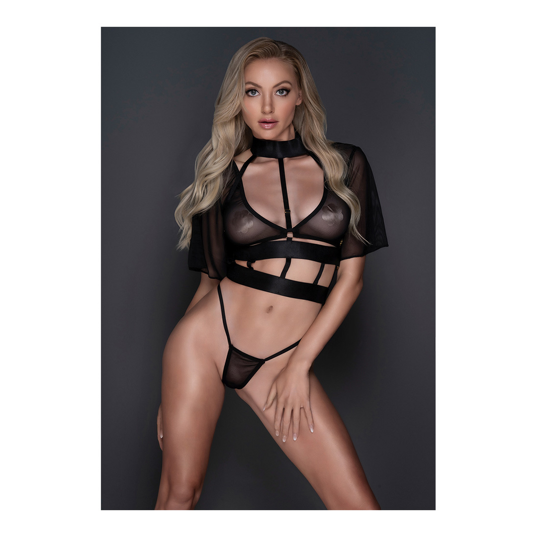 Dreamer - Corset et string - TU - Noir
