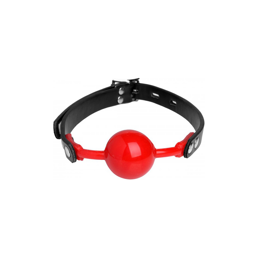 Le Bâillon Silence - Bâillon bouche balle en silicone confortable