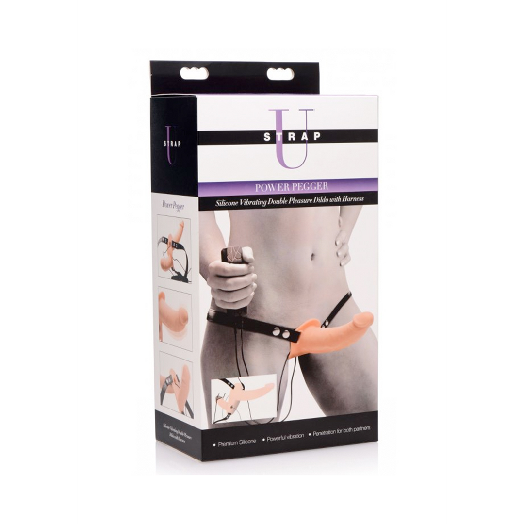 Supreme Pleasure - Double gode vibrant avec harnais