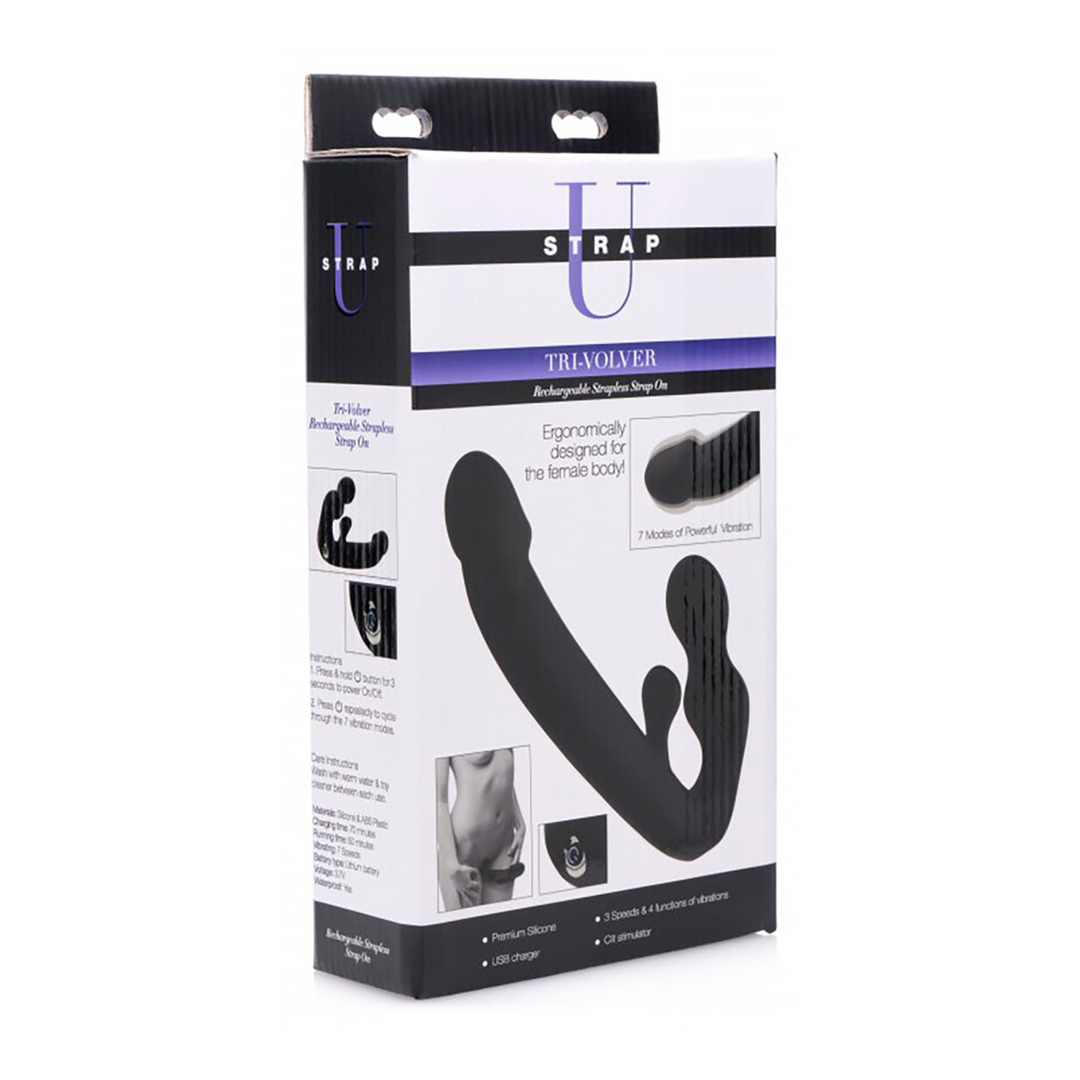 Tri-Volver - Strap-on sans bretelles rechargeable