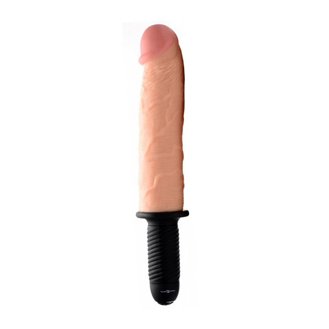 Onslaught - XXL Vibrating Dildo Thruster