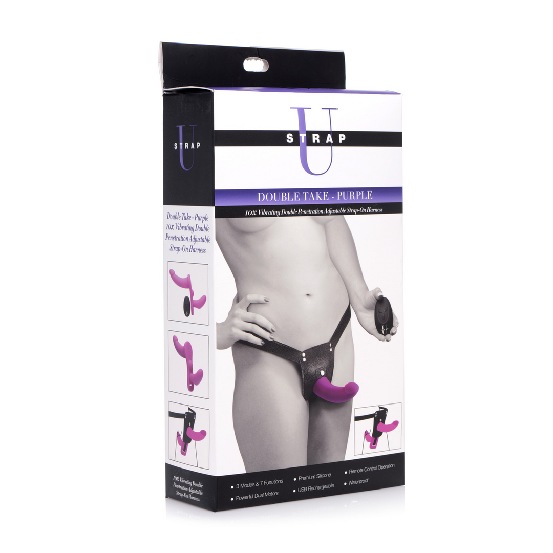 SU Double Take – Harnais de pénétration à gode ceinture