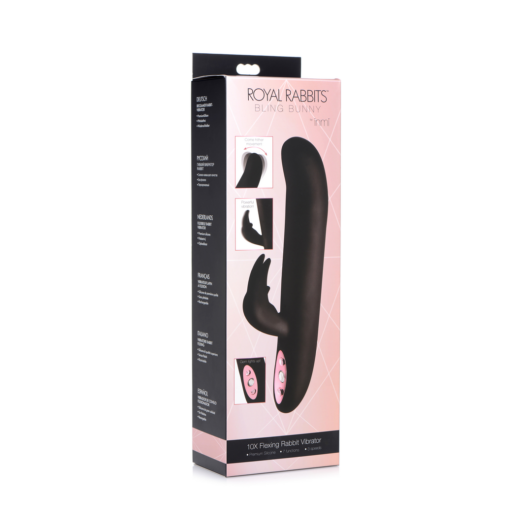 Royal Rabbits Bling Bunny - Vibrateur lapin flexible