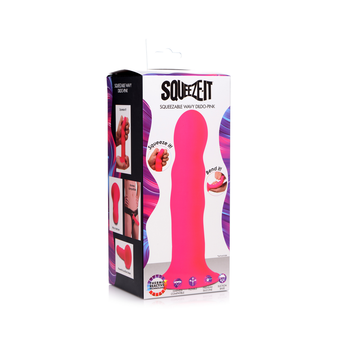 Gode-ceinture ondulé souple