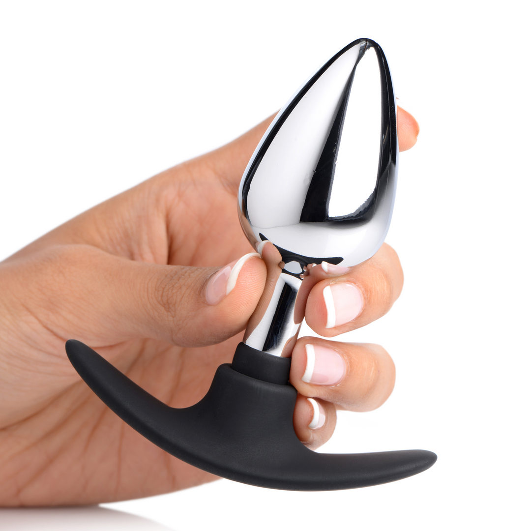 Dark Invader - Plug anal en métal et silicone - Moyen
