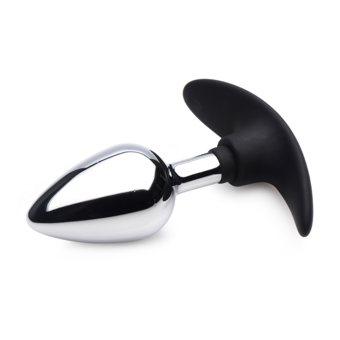 Dark Invader - Plug anal en métal et silicone - Moyen