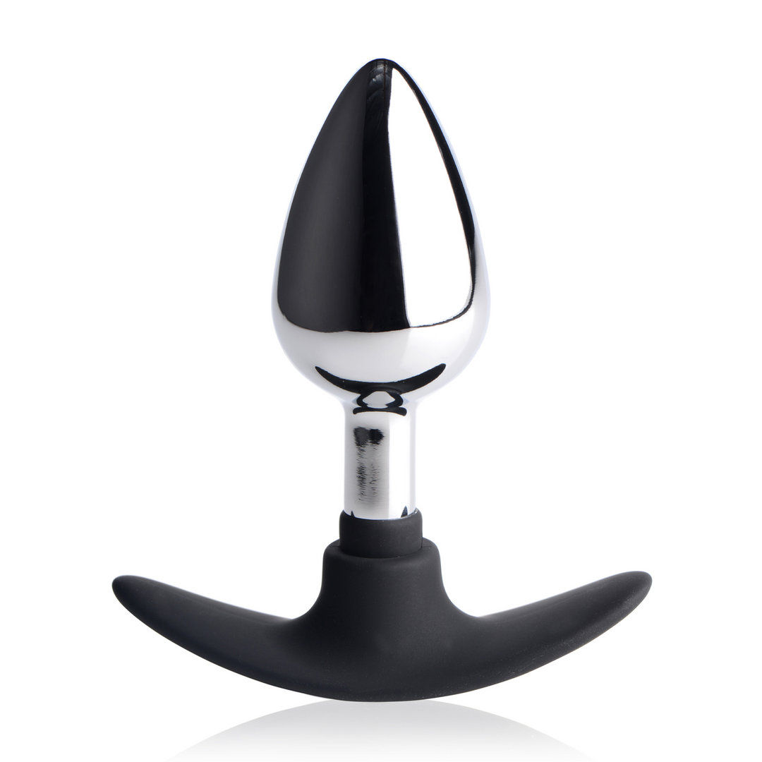 Dark Invader - Plug anal en métal et silicone - Moyen