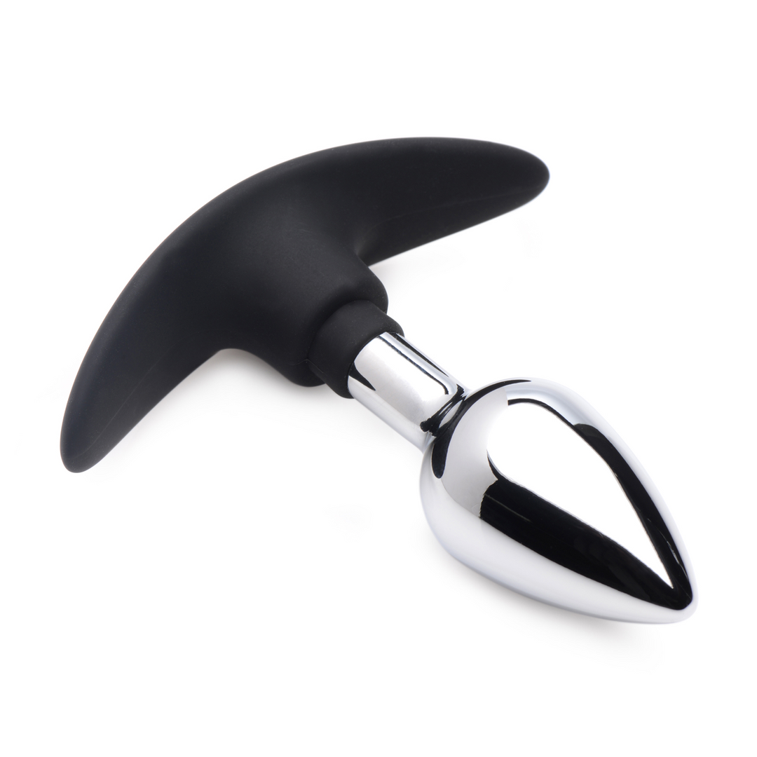 Dark Invader - Plug anal en métal et silicone - Petit