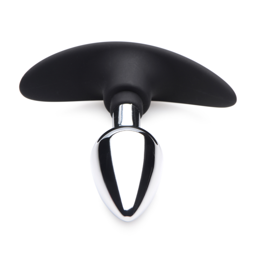 Dark Invader - Plug anal en métal et silicone - Petit