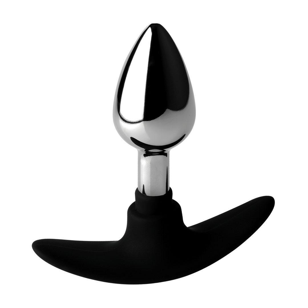 Dark Invader - Plug anal en métal et silicone - Petit