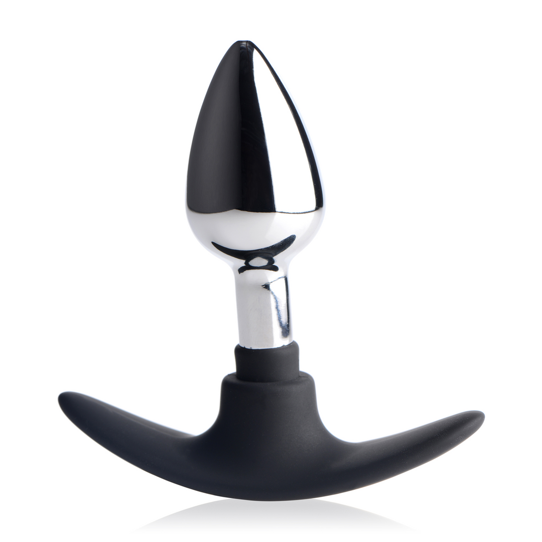 Dark Invader - Plug anal en métal et silicone - Petit