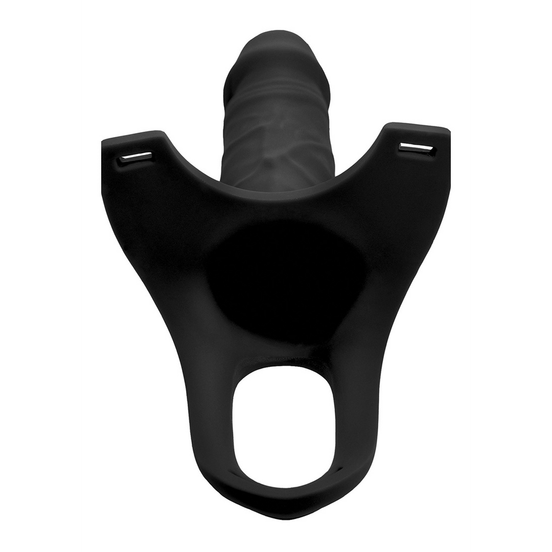 SM - Godemichet creux en silicone à lanières